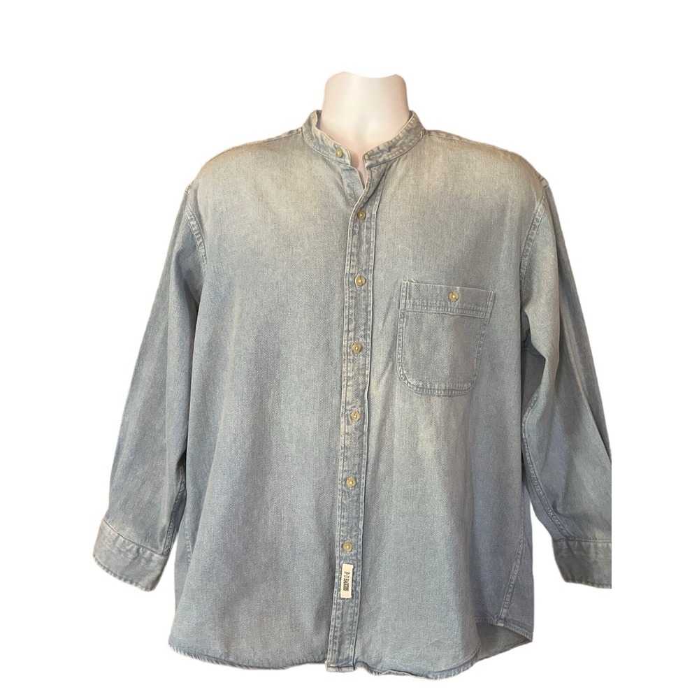 Vintage BD Baggies Denim Shirt Men's 16.5-32/33